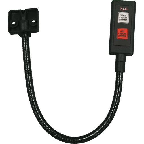 LED Gooseneck Maplight, 1 W, LED, 12" Neck, Black Absolute Business Supply