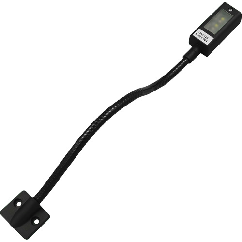 LED Gooseneck Maplight, 1 W, LED, 12" Neck, Black Absolute Business Supply