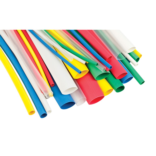 Tube thermor&eacute;tractable, Paroi mince, 1/2', 0,25" (6,35mm) - 0,25" (6,35mm) Absolute Business Supply