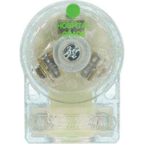 Prise de rallonge &agrave; angle de qualit&eacute; hospitali&egrave;re, Nylon, 15 A, 125 V Absolute Business Supply