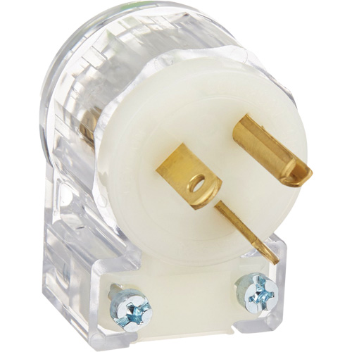 Angled Hospital Grade Extension Plug, Nylon, 20 Amps, 250 V Absolute Business Supply