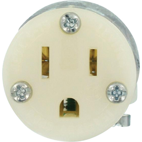 Hospital Grade Extension Plug Connector, 5-15R, Nylon Absolute Business Supply