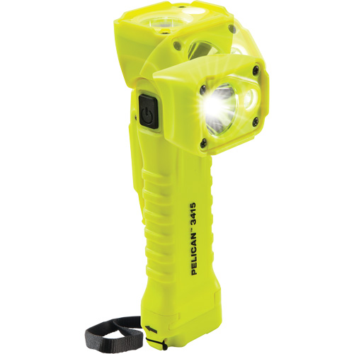 Right Angle Flashlight, LED, 336 Lumens, AA Batteries Absolute Business Supply