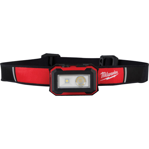 Lampe frontale magn&eacute;tique et lampe de travail, DEL, 450 lumens, 2,5 hres de fonctionnement, piles Rechargeable Absolute Business Supply