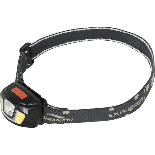 JUHL-250 Lampe frontale DMS XPG, DEL, 250 lumens, 3 hres de fonctionnement, piles Rechargeable Absolute Business Supply