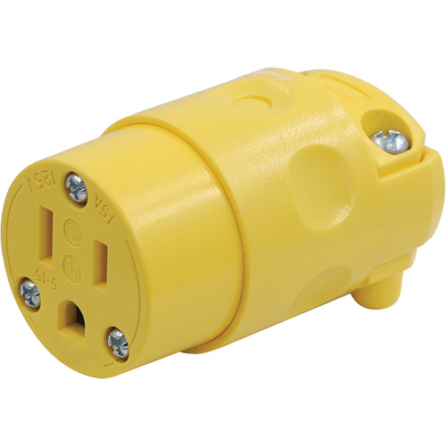 Replacement Connector, 5-15R, Plastic Absolute Business Supply