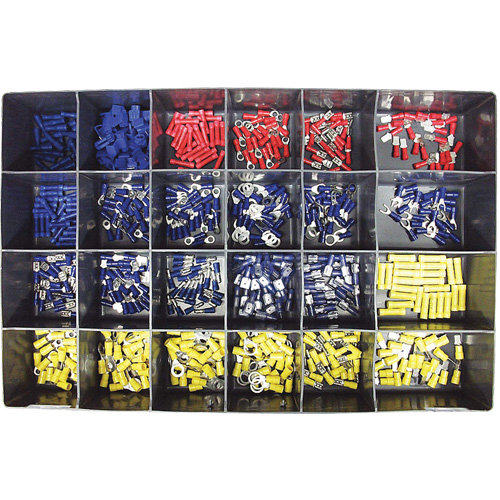 600-Piece Vinyl Insulated Terminals Kit Absolute Business Supply