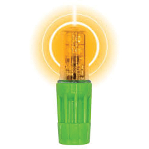 Rocket&reg; II Super Bright LED Light for 1156 Socket Style Warning Whips, Flashing, Amber Absolute Business Supply