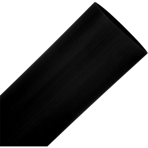 Black Heat Shrink Tubing, Thin Wall, 100', 0.75" (19.05 mm) - 1.5" (38.1 mm) Absolute Business Supply