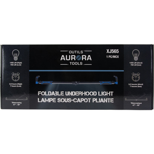 Foldable Underhood Work Light, Hook, Rechargeable, 1400 Lumens Absolute Business Supply