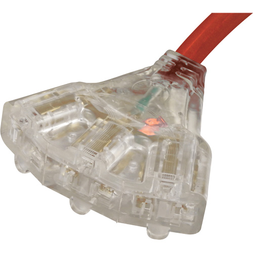 Generator Extension Cord with Tritap, STW, 10 AWG, 3 Outlet(s), 25' Absolute Business Supply
