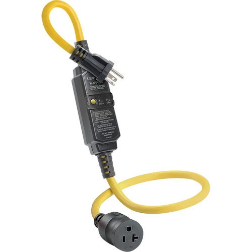GFCI Cord Set with Automatic Reset, 120 V, 20 A, 3' Cord Absolute Business Supply