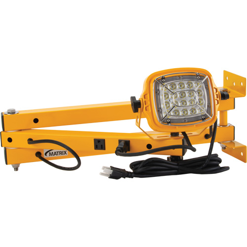 Dock Light, 40" Arm, 50 W, LED Lamp, Metal Absolute Business Supply