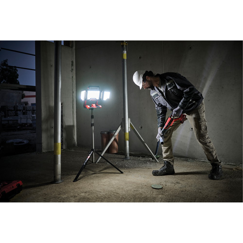 18V Professional Cordless Folding Panel Work Light on Tripod, LED, 3600 Lumens Absolute Business Supply