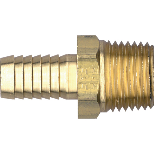Male Pipe Hose Barb Fitting, Brass Absolute Business Supply