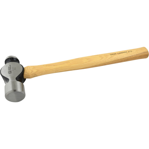 Ball Pein Hammer, 48 oz. Head Weight, Plain Face, Wood Handle Absolute Business Supply