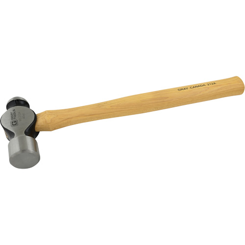 Ball Pein Hammer, 40 oz. Head Weight, Plain Face, Wood Handle Absolute Business Supply