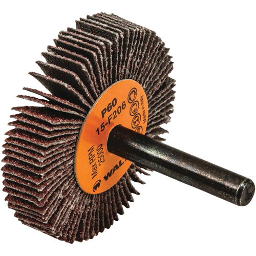 Coolcut Flap Wheel, Aluminum Oxide, 60 Grit, 2" x 3/8" x 1/4" Absolute Business Supply
