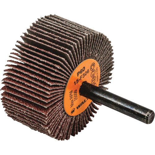 Coolcut Flap Wheel, Aluminum Oxide, 60 Grit, 2" x 1" x 1/4" Absolute Business Supply
