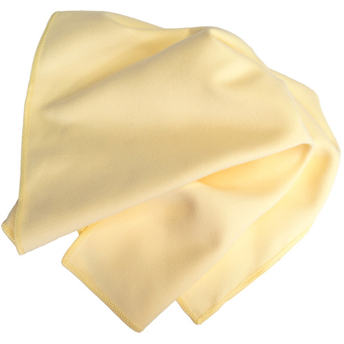Chiffons de polissage, Microfibre, Jaune Absolute Business Supply