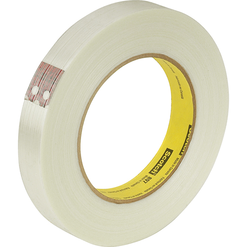 Scotch&reg; 897 Filament Tape, 5 mils Thick, 12 mm (47/100") x 55 m (180')  Absolute Business Supply