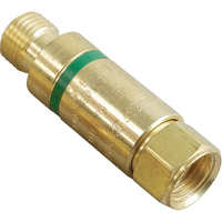 Antiretours pare-flammes - Oxy/gaz combustibles, Gaz combustibles (rouge)/Oxyg&egrave;ne (vert), Style pour adapteur de d&eacute;tendeur Absolute Business Supply