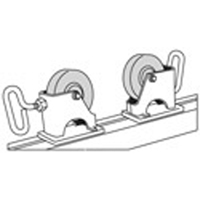 Support Adjust-A-Rolls, Capacit&eacute; de chargement 1000 lb, Capacit&eacute; max. de tuyau 36" Absolute Business Supply