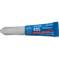 495 Super Bonder&reg; Instant Adhesive, Clear, Tube, 3 g Absolute Business Supply