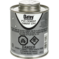 PVC Heavy-Duty Cement, 473 ml, Brush-Top Can, Grey Absolute Business Supply