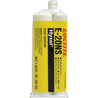 Hysol E-20NS Epoxy, Two-Part, Dual Cartridge, 120 g., Tan Absolute Business Supply