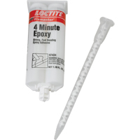 Adh&eacute;sif 4 minutes Fixmaster, 50 ml, Cartouche double, Deux composants, Ambr&eacute;e Absolute Business Supply