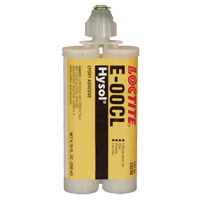 Adh&eacute;sif structurel E-00CL, 200 ml, Cartouche double, Deux composants, Transparent Absolute Business Supply