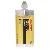 E-60NC Electrically Non-Corrosive Structural Adhesives, 400 ml, Dual Cartridge, Two-Part, Black Absolute Business Supply