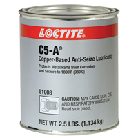 Loctite&reg; 8008 C5-A Copper Anti-Seize Lubricant, 2.5 lbs., Can, 1800°F (982°C) Max Temp. Absolute Business Supply
