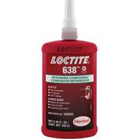Loctite&reg; 638 Retaining Compound, 250 ml, Bottle, Green Absolute Business Supply