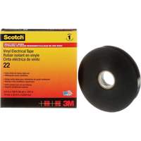 Scotch&reg; Vinyl Electrical Tape, 19 mm (3/4") x 33 m (108'), Black, 10 mils Absolute Business Supply