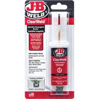 Adh&eacute;sif ClearWeld, 25 ml, Seringue, Deux composants, Transparent Absolute Business Supply