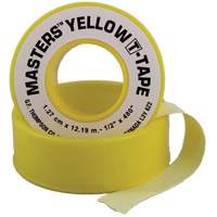 Ruban T, 260" lo x 1/2" la, Jaune Absolute Business Supply