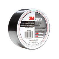 3903 Vinyl Duct Tape, 1245 mm (49") W x 46 m (151') L, 6.5 mils, Black Absolute Business Supply