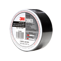 3903 Vinyl Duct Tape, 1245 mm (49") W x 46 m (151') L, 6.5 mils, Black Absolute Business Supply