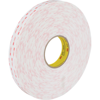 VHB Tape 4950, 33 m (108') L x 25.4 mm (1") W, 45 mils, Acrylic Absolute Business Supply