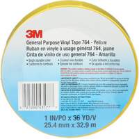 764 General-Purpose Vinyl Tape, 25.4 mm (1") W x 32.9 m (108') L, 5 mils, Yellow Absolute Business Supply