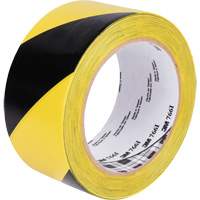 Hazard Warning Tape 766, 50.8 mm (2") x 33 m (108'), Black/Yellow Absolute Business Supply