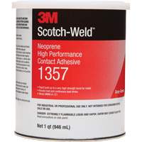 Neoprene High-Performance Contact Adhesive, Can, 32 fl. oz., Grey Absolute Business Supply