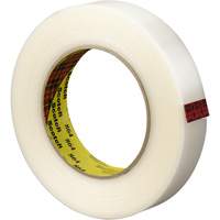 Scotch&reg; Reinforced Strapping Tape, 5.6 mils Thick, 12 mm (1/2") x 330 m (1082')  Absolute Business Supply