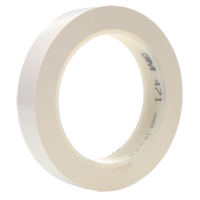 471 Vinyl Tape, 25.4 mm (1") W x 32.9 m (108') L, 5.3 mils, White Absolute Business Supply