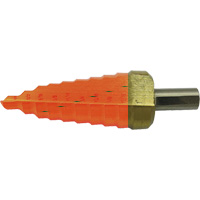 Foret &eacute;tag&eacute; &agrave; 9 &eacute;tages de qualit&eacute; sup&eacute;rieure Jet-Kut, 1/4" - 3/4", Incr&eacute;ments de 1/16", Acier rapide Absolute Business Supply