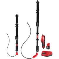 M12 Trapsnake 2-Tool Combo Urinal Auger Kit, Powered, Bulb, 4'/6' Cable Length, 1/2"/3/8" Cable Diameter Absolute Business Supply