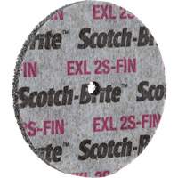 Scotch-Brite EXL Unitized Wheel, 3" x 1/2", 1/4" Arbor Absolute Business Supply