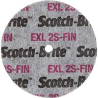 Scotch-Brite EXL Unitized Wheel, 3" x 1/2", 1/4" Arbor Absolute Business Supply